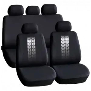 Nu rata Set Huse Scaun Auto Ieftine, Universale 9 Piese, Model Tire Tracks