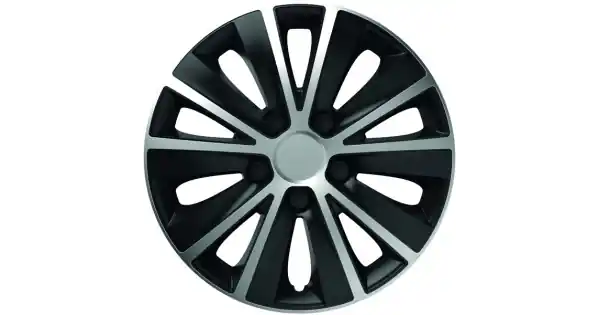 Nu rata Set Capace Roti 16` Silver&black Rapide