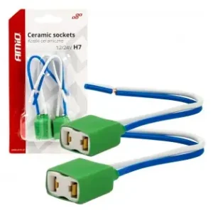 Preferatul clienților Set 2 Mufe Ceramice Soclu H7, Rezistente Termic