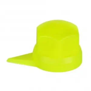 Promoție Set 10 Bucati Capac Plastic Pentru Prezon Roata Cu Indicator 33 Mm Neon Galben 41 Mm