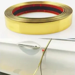 Super ofertă Rola Ornament Autoadeziv, 10Mm X 15M, Culoare Crom Gold