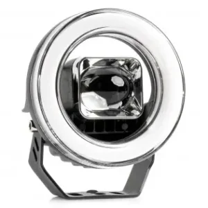Promoție Proiector Led Cu Angel Eye Model Awl58, Pozitie, Semnalizare, Faza Lunga/Scurta, Pentru Off-Road, Atv, Ssv, Putere 45W, 8000Lm, Tensiune 9-36V, Dimensiuni 114,5 X 114,5 X 52 Mm
