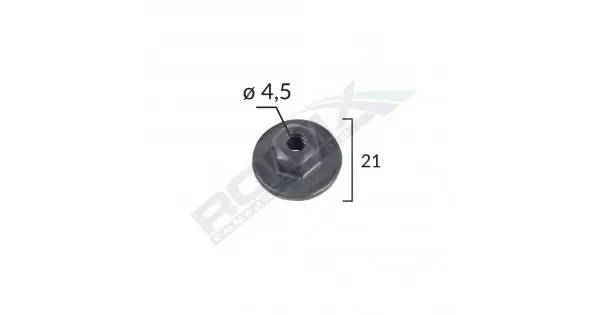 Piulita Bmw Mercedes Mini Vw Opel - Negru 21Mm Set 10 Buc Livrare gratuită