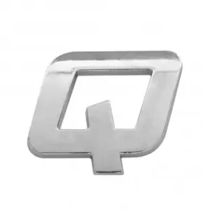 Ornament Auto 3D. Litera Q. 26 Mm. Cromat Cumpărături sigure