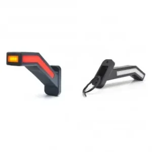 Discount Lampa Gabarit Led Cu Brat 1165L W168.1, 12V-24V, Pozitie Alb / Rosu / Portocaliu Stanga Was