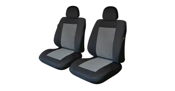 Ieftin Huse Scaun Fata Lux Negru M1- Set 2 Buc