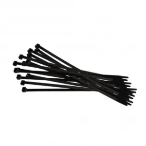Noutate Coliere Nylon Negre Rezistente Uv 4.8X200Mm Set 100Buc - Norma