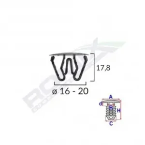 Cumpără acum Clips Universal Negru Set 10 Buc