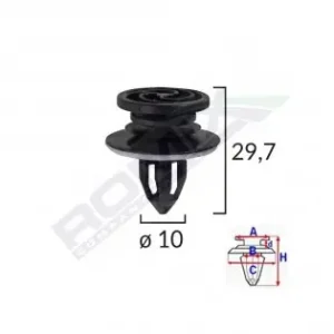 Clips Tapiterie Usi Pentru Audi A4 Set 10 Buc Plată sigură