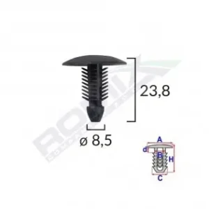 Cel mai bun preț Clips Tapiterie Pentru Citroen/fiat/peugeot - Negru Set 10 Buc