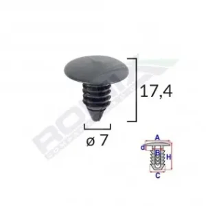 Clips Tapiterie Pentru Citroen/daewoo Set 10 Buc Livrare gratuită
