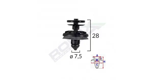 Clips Tapiterie Pentru Audi Q7/vw Caddy Set 5 Buc Doar azi