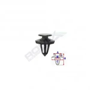 Cel mai vândut Clips Tapiterie Pentru Alfa, Citroen, Fiat, Peugeot 8X21.4Mm Negru - Set 10 Buc