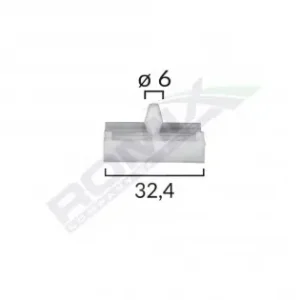 Clips Praguri Bmw 6X24Mm - Gri Set 10 Buc Reducere extra