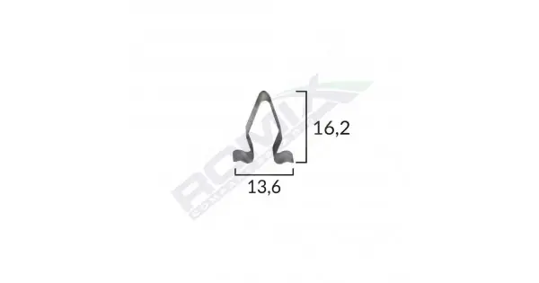 Clips Metalic Interior Grupul Vag 16.2X13.6Mm Set 10 Buc Chilipir