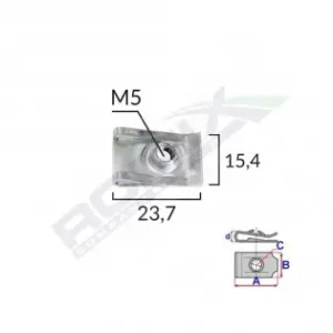 Clips Metalic Fixare Universal Set 10 Buc Super ofertă
