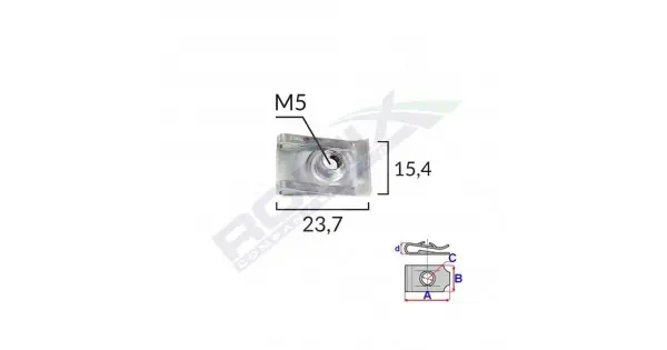 Clips Metalic Fixare Universal Set 10 Buc Super ofertă