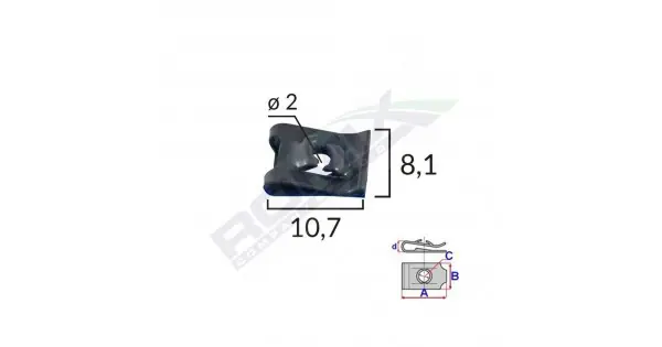 Clips Fixare Universal - Negru Set 25 Buc Ofertă specială