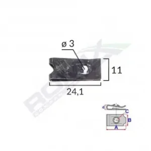 Cumpără acum Clips Fixare Universal - Negru Set 25 Buc