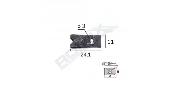 Cumpără acum Clips Fixare Universal - Negru Set 25 Buc