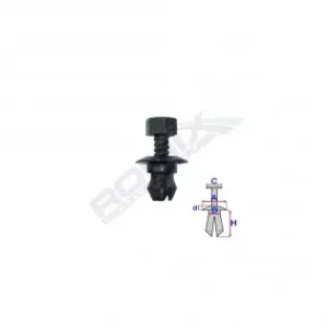 Clips Fixare Pentru Vw, Audi 8.5X10.6Mm Negru - Set 10 Buc Lichidare de stoc
