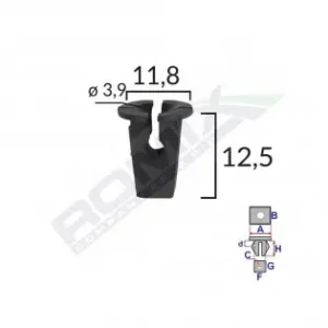 Clips Fixare Pentru Grup Vag - Negru Set 10 Buc Preț promoțional