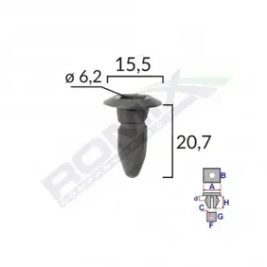 Clips Fixare Pentru Grup Vag - Negru Set 10 Buc Ofertă specială