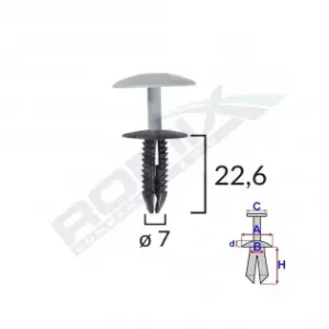 Clips Fixare Pentru Ford - Negru Set 10 Buc Preț mic