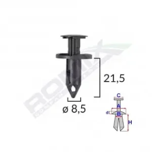 Mai ieftin Clips Fixare Pentru Audi/seat/vw/mazda/nissan 8.5X21.5Mm - Negru Set 10 Buc