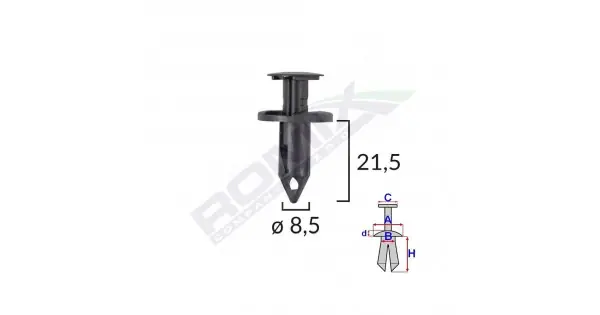 Mai ieftin Clips Fixare Pentru Audi/seat/vw/mazda/nissan 8.5X21.5Mm - Negru Set 10 Buc