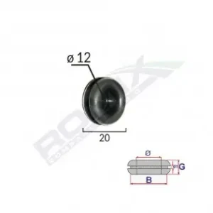 Capac Cauciuc Inchis Universal Diametru 12Mm Set 5 Buc Cel mai vândut