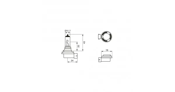 Cumpără online Bec 12V H11 55W Eco Bosch