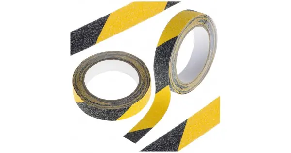 Banda De Protectie Anti-Alunecare, Autoadeziva, Culoare Negru-Galben, Dimensiune 5M X 2,5Cm Cumpără online