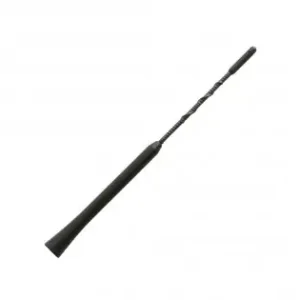 Lichidare de stoc Antena Auto Exterior Neagra 24Cm Cu 2 Adaptoare (5-6Mm)