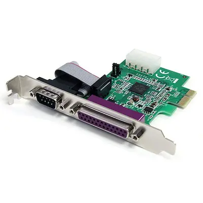 Card combo nativ PCI Express 1S1P cu port paralel și serial cu UART 16950 Plată sigură
