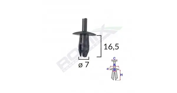 Popular Clips Fixare Pentru Vw Mercedes - Negru Set 10 Buc