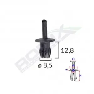 Ofertă limitată Clips Fixare Pentru Peugeot/vw - Negru Set 10 Buc