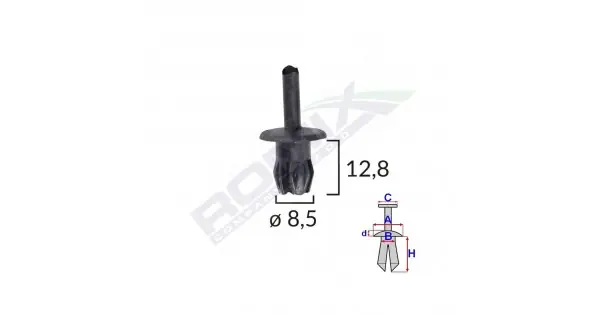 Ofertă limitată Clips Fixare Pentru Peugeot/vw - Negru Set 10 Buc