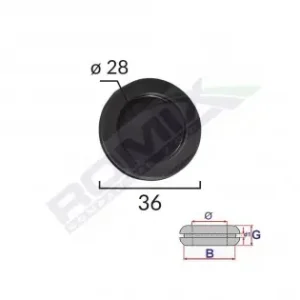 Livrare gratuită Capac Cauciuc Inchis Universal Diametru 28Mm Set 5 Buc