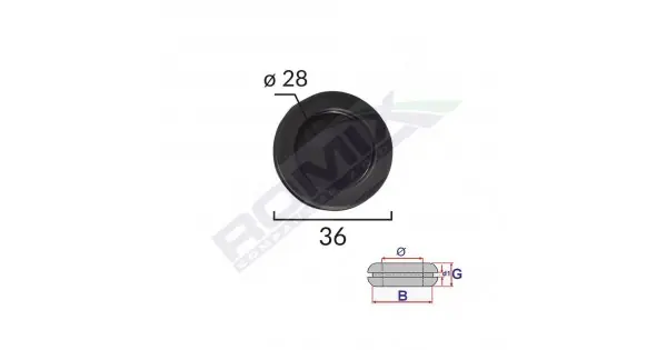 Livrare gratuită Capac Cauciuc Inchis Universal Diametru 28Mm Set 5 Buc