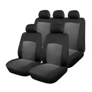 Ofertă limitată Huse Scaun Auto, 9 Piese, Universale, Culoare Gri-Negru