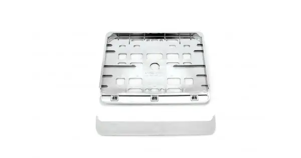 Cumpără online Suport Numar Inmatriculare Cromat Pentru Motocicleta 15 X 19Cm