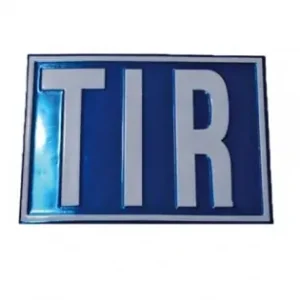 Placuta Metalica Tir Din Otel Reliefat Preferatul clienților