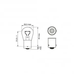 Bec 12V Py21W 21W Pure Light Set 10 Buc Bosch Preț promoțional