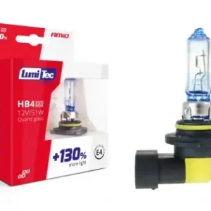 Nu rata Set Becuri Cu Halogen Hb4 12V 51W Lumitec Limited + 130% Duo Box