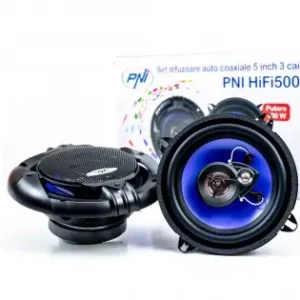 Difuzoare Auto Coaxiale Pni Hifi500, 100W, 12.7 Cm, 3 Cai, Set 2 Buc Super ofertă