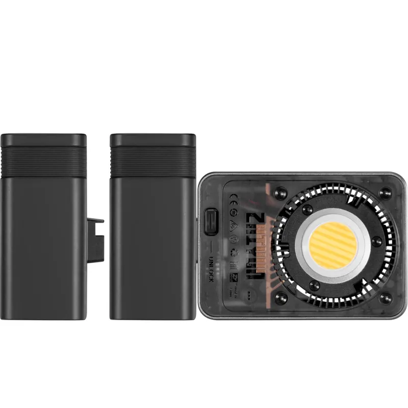Zhiyun Molus X60 Pro Lampa LED, 60W, Bi-Color 2700K-6500K, 2680 Lux, 2 x Battery Grip, Softbox, Mini Reflector Preț promoțional