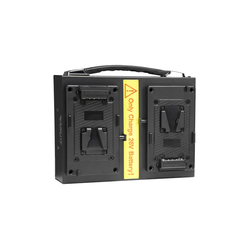 Ofertă limitată Nanlite Battery Charger for Dual 26V V-mount Battery, Incarcator dual pentru baterii V-mount