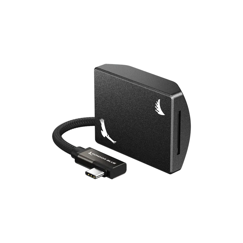 Angelbird Kondor Blue SD Recording Module (MagSafe Compatible External) Raven Black, Card reader cu MagSafe Reducere specială