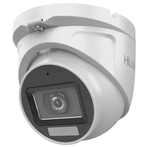 Camera de supraveghere Hikvision Hilook, 2MP, lentila 2.8mm, microfon, Smart Dual Light, IR 30m, IP66, THC-T127-LMS Disponibil imediat